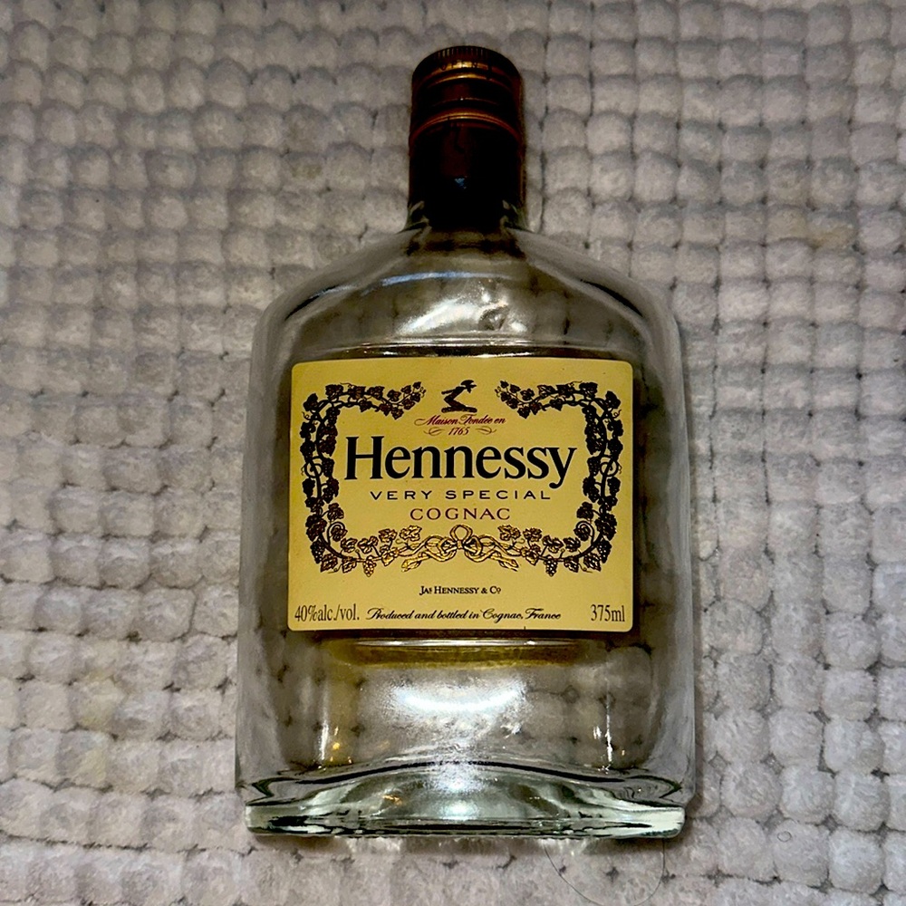Empty Hennessy Bottle